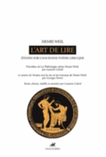 L'ART DE LIRE  - ETUDES SUR L'ANCIENNE POESIE GRECQUE 